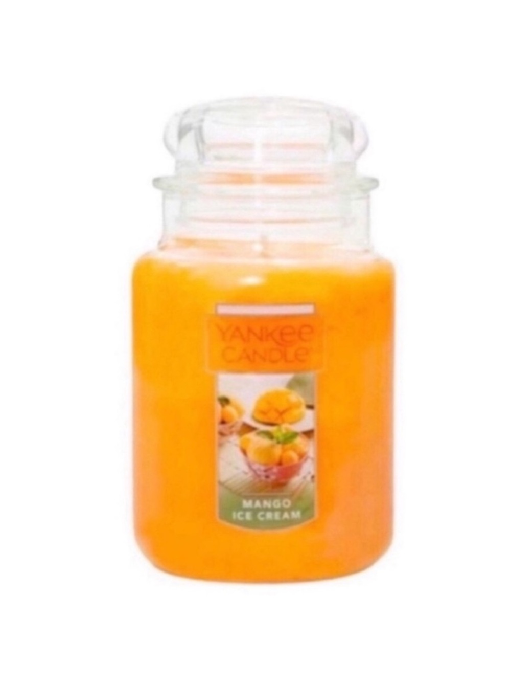 New Yankee Candle Mango Ice Cream Candle
